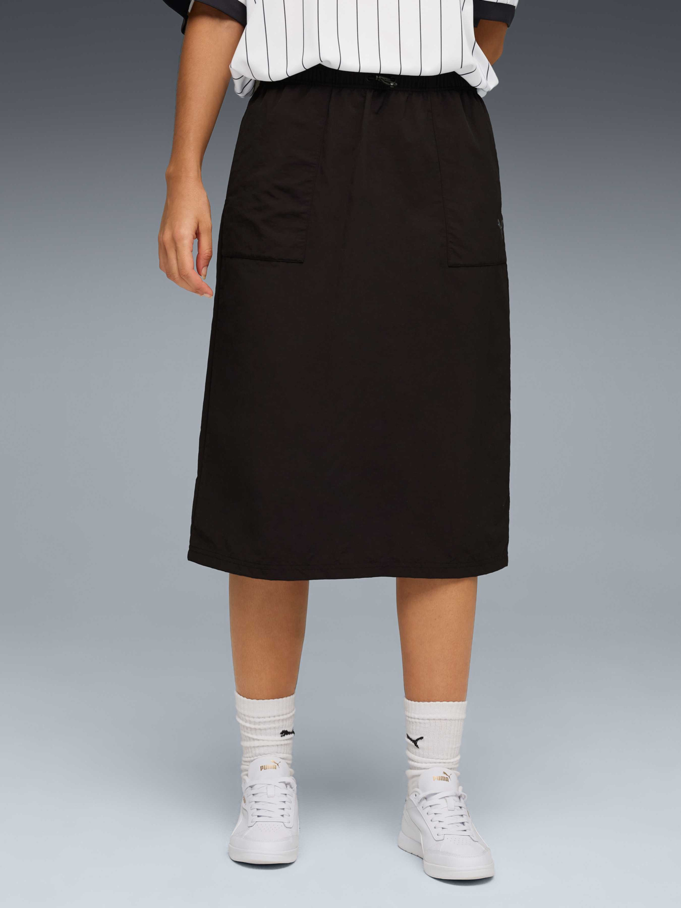 Юбка миди PUMA Her Woven High-waist Skirt модель 688155 Фото