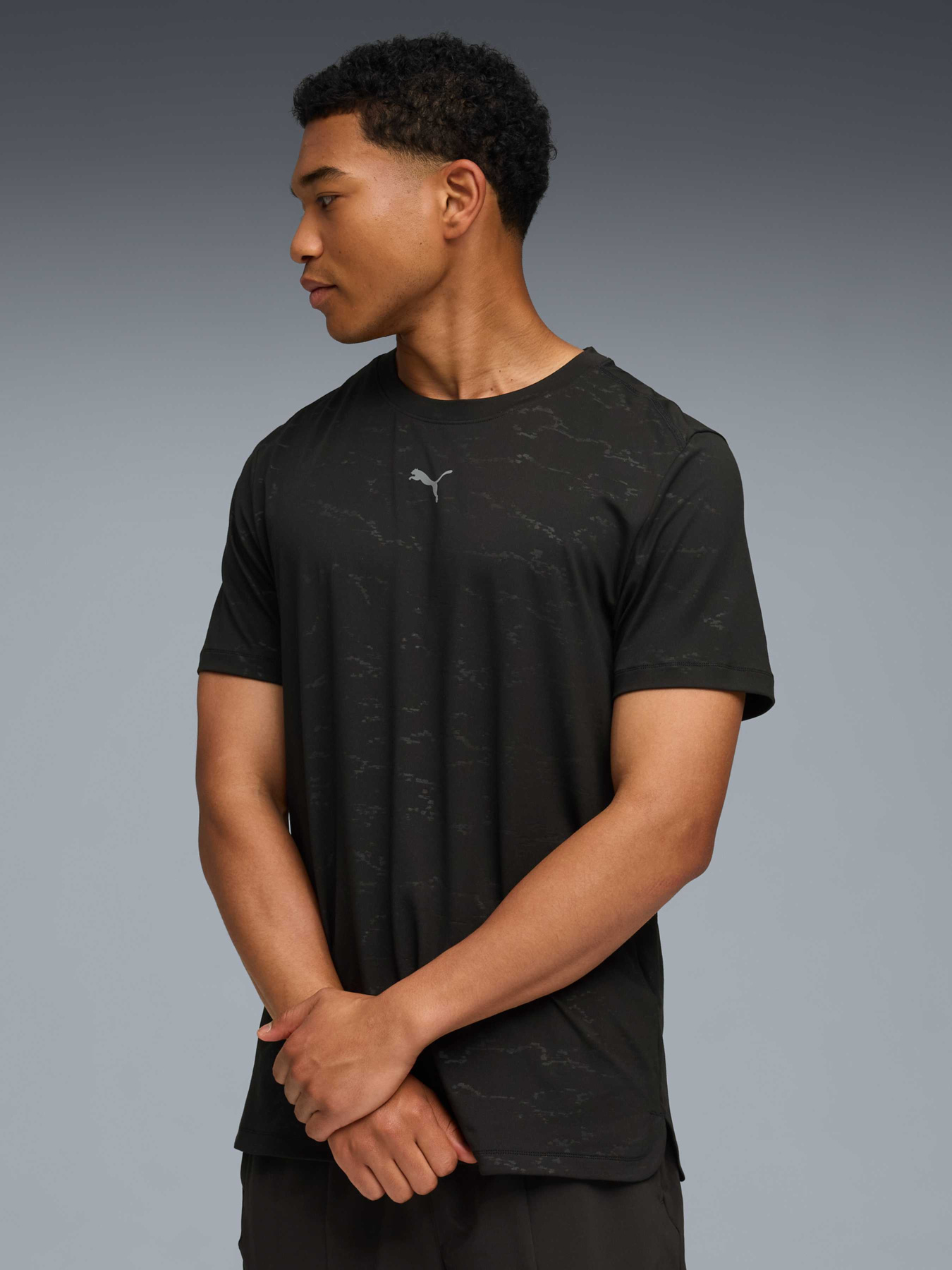 Футболка спортивная PUMA M Cloudspun Emboss Tee модель 527646 Фото