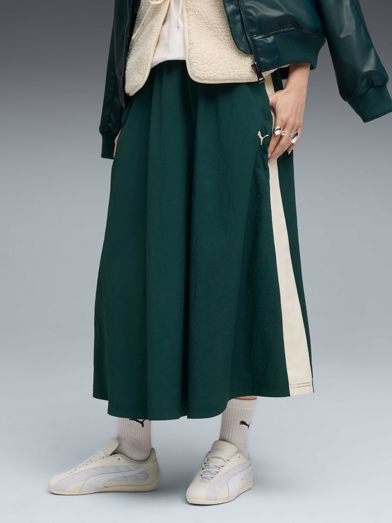 Юбка миди PUMA T7 Woven Midi Skirt модель 633438 Фото