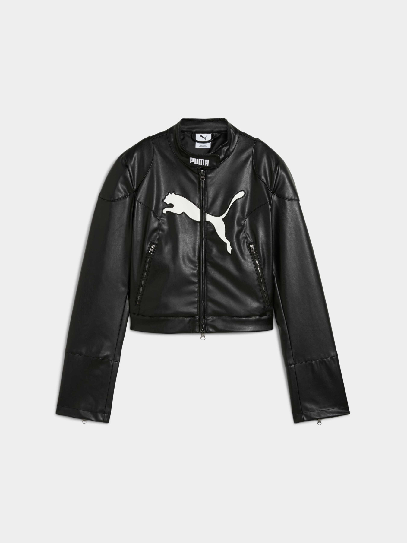 Шкіряна куртка PUMA Pleather Racer Jacket модель 632170 Фото