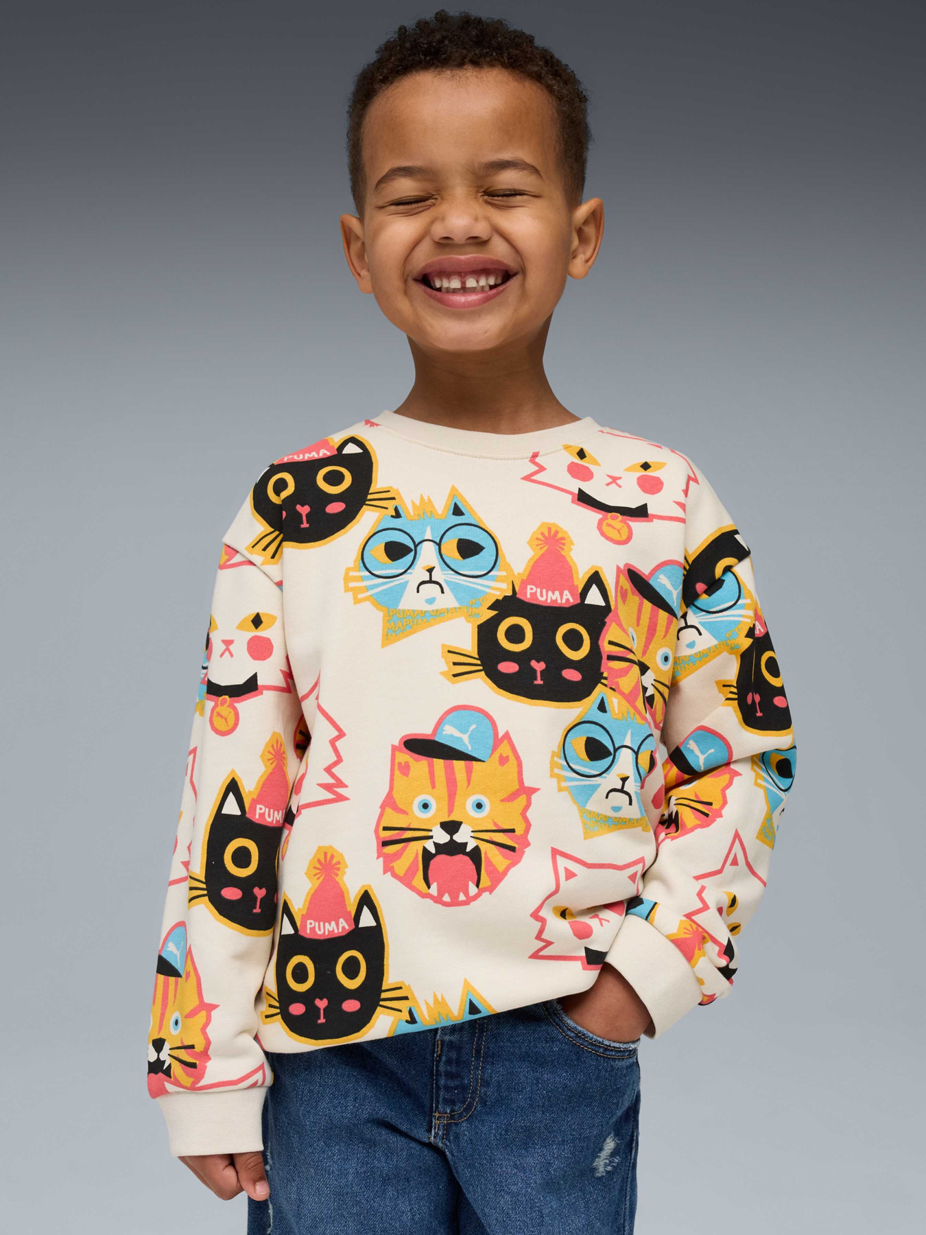 Світшот PUMA Moody Cat Crew модель 632207 Фото