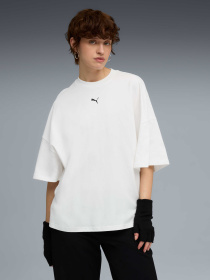 Футболка PUMA Dare To Oversized Ruched Tee модель 632144 Футболка PUMA Dare To Oversized Ruched Tee модель 632144 Фото