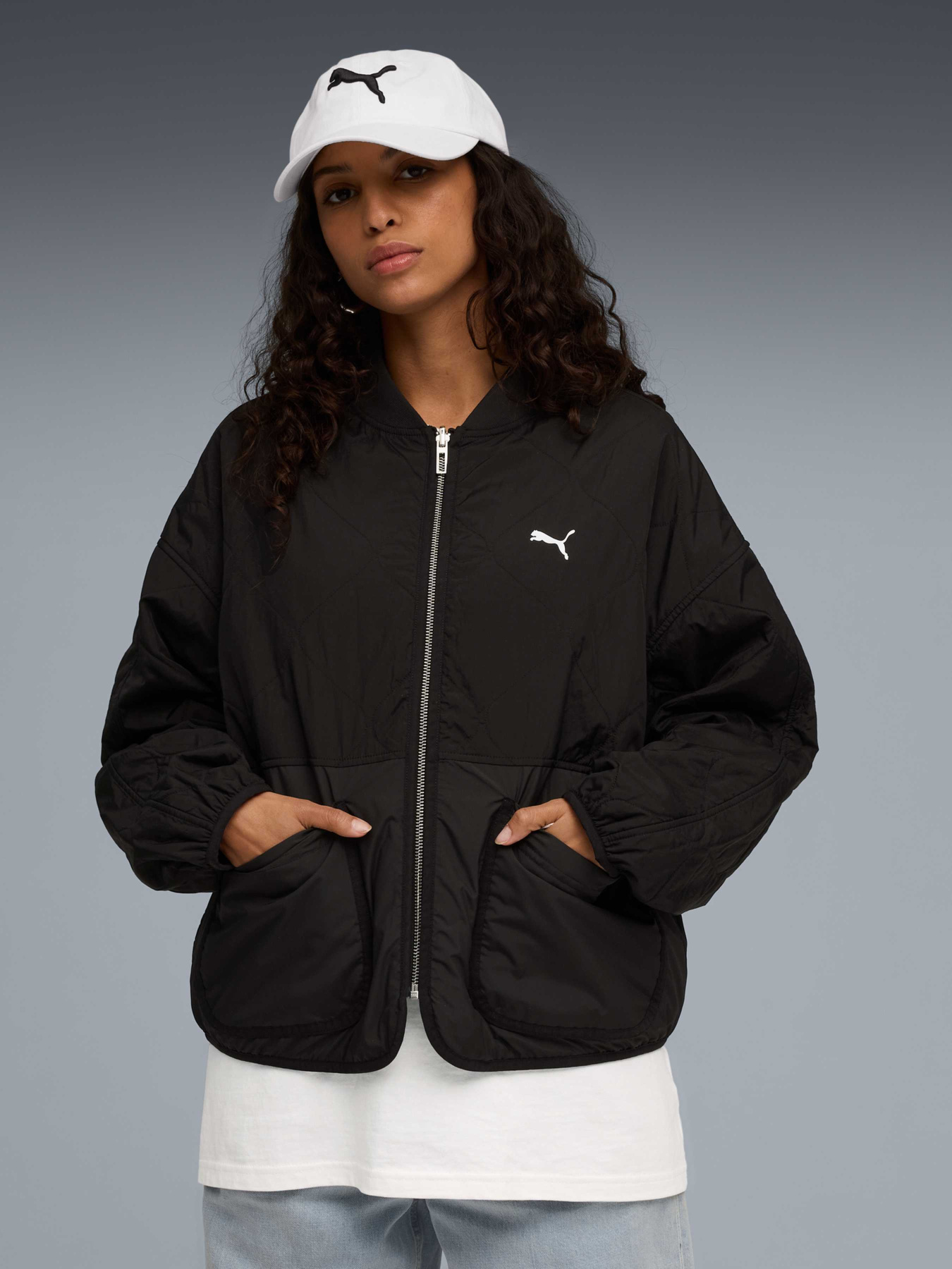 Демисезонная куртка PUMA Reversible Liner Jacket модель 632166 Фото