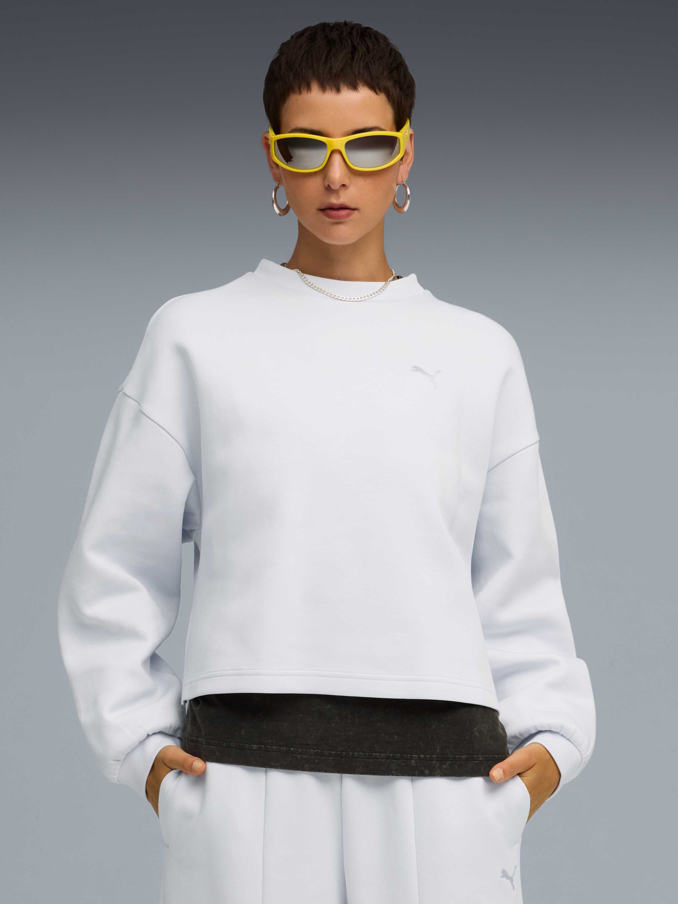 Світшот PUMA Wardrobe Ess Oversized Crew модель 632050 Фото