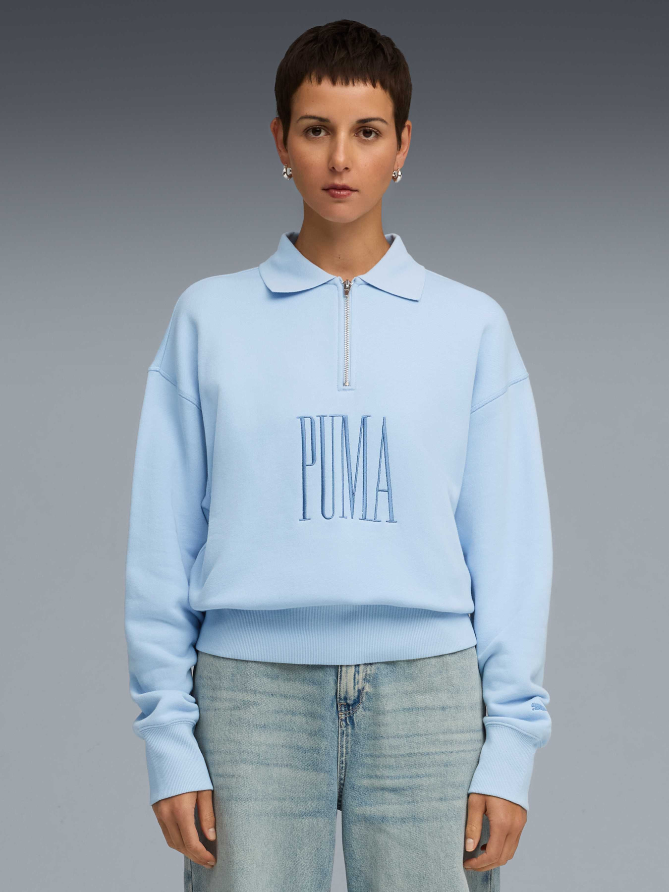 Кофта PUMA Premium Ess Polo Crew модель 632056 Фото