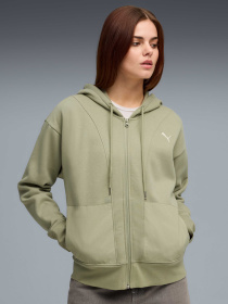 Кофта спортивная PUMA Her Relaxed Full-zip Hoodie модель 688150 Фото