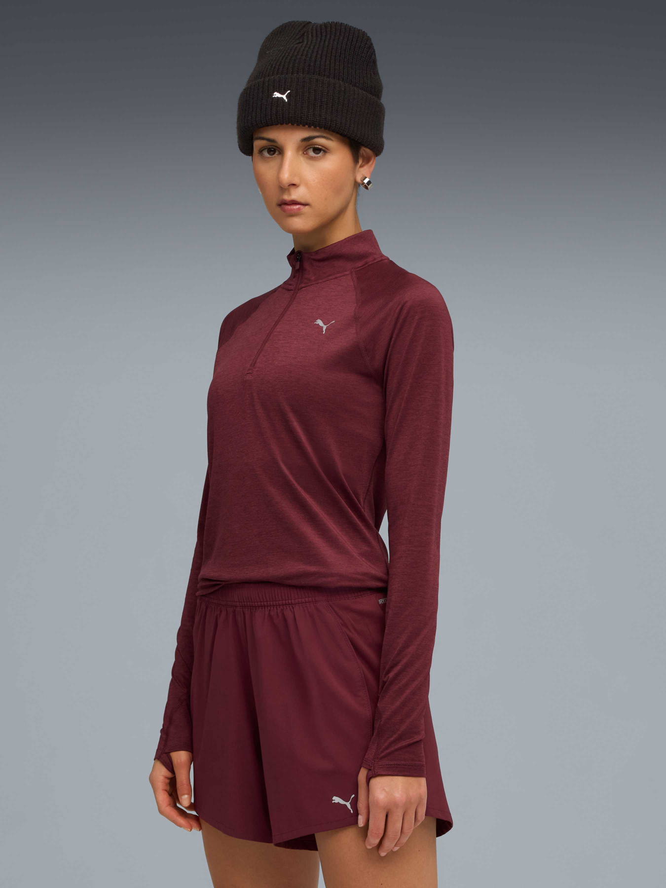 Спортивна кофта PUMA Run Velcty Cldspn 1/4 Zip W модель 526650 Фото