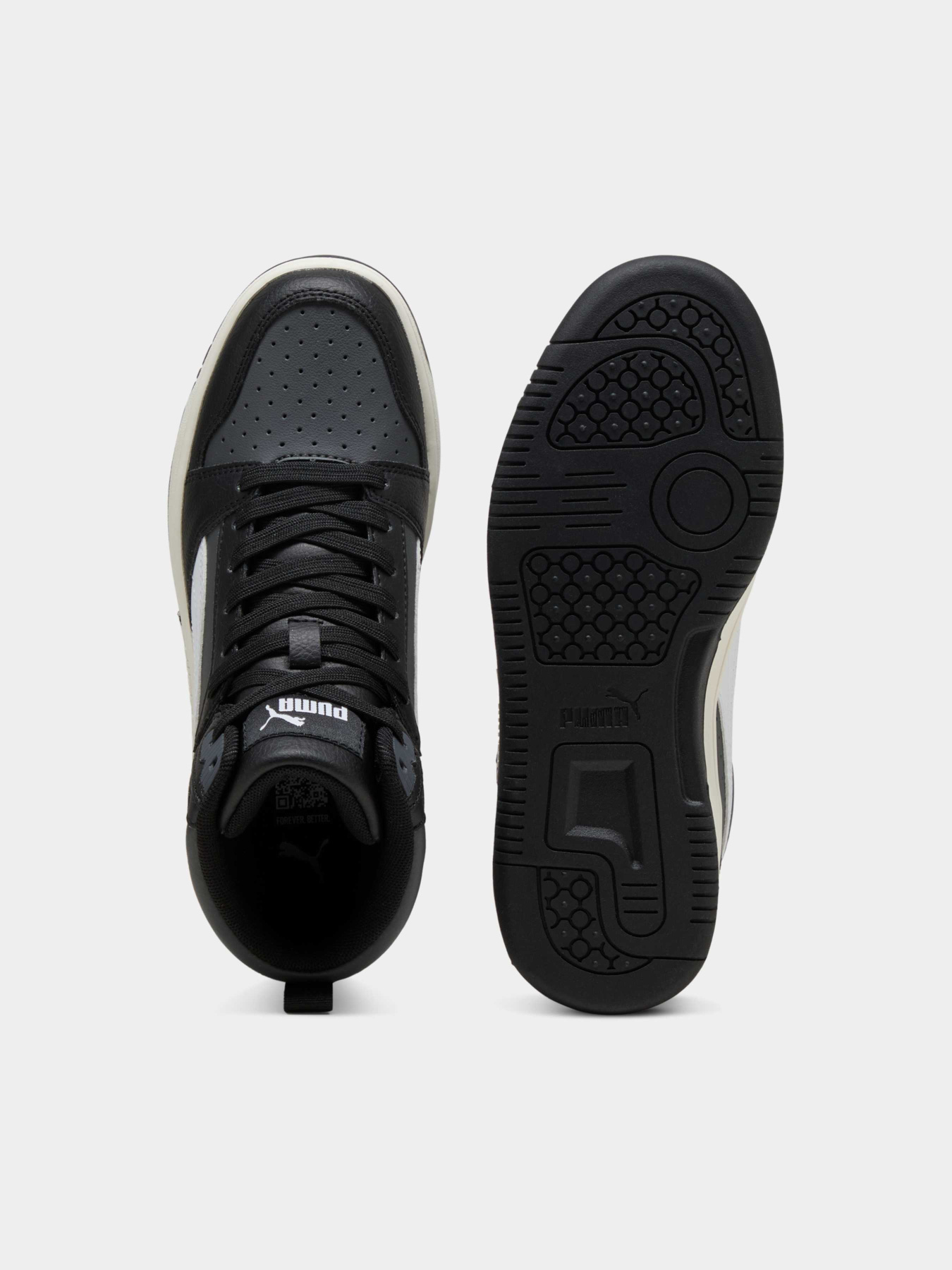 Кеды высокие PUMA Rebound V6 Mid Jr модель 393831 Фото