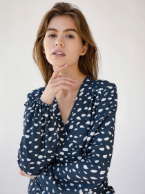 Платье миди MON VOL модель mv00685 Фото