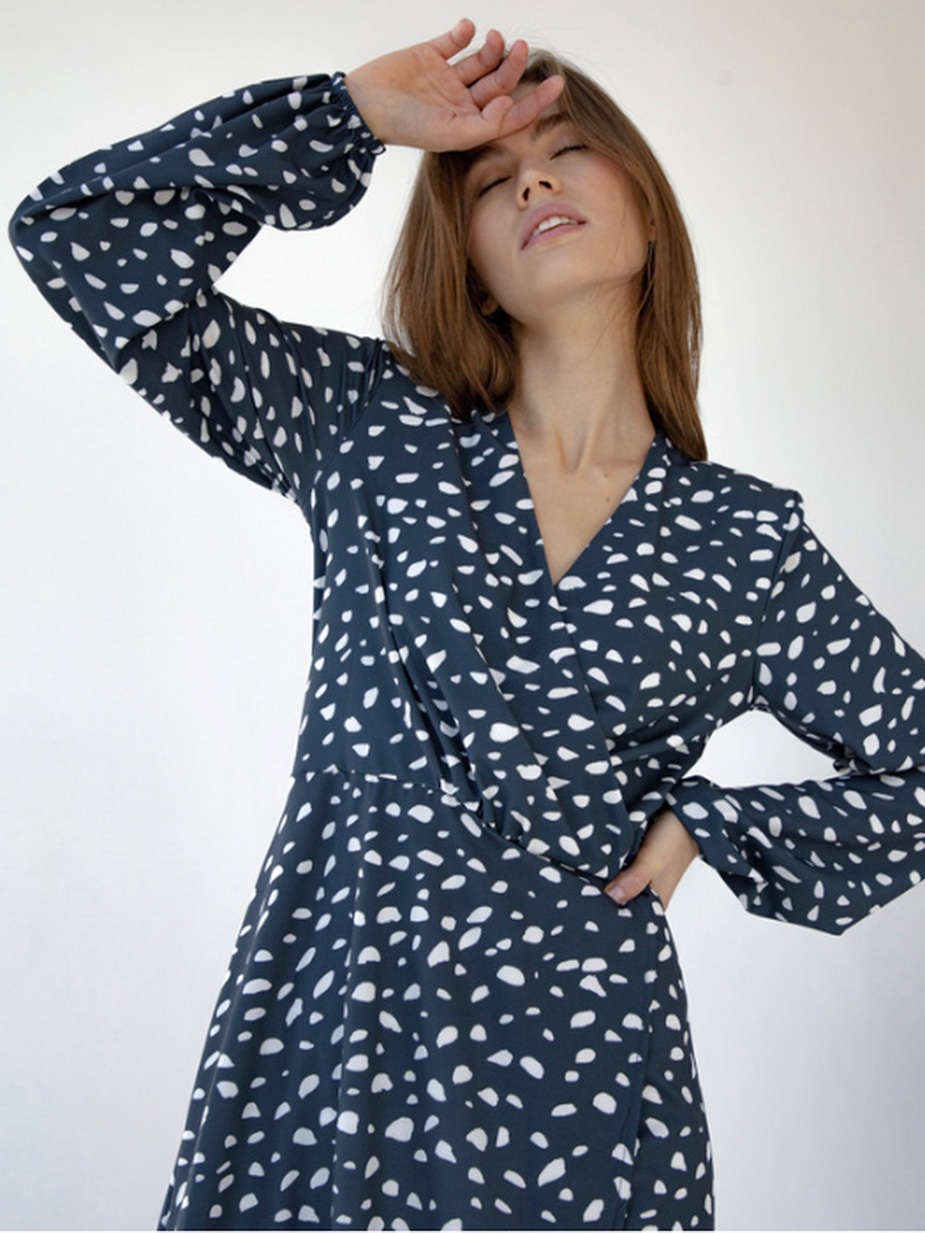 Сукня міді MON VOL модель mv00685 Фото