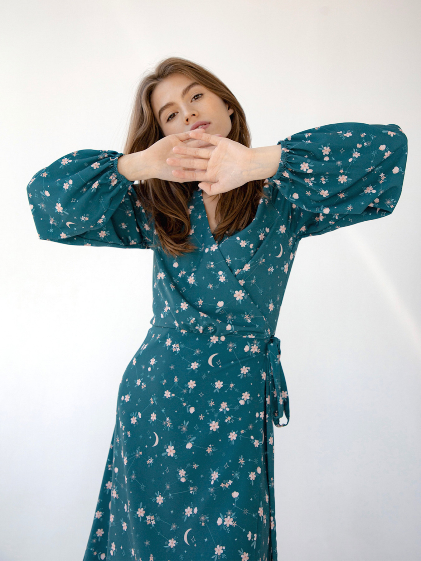 Платье миди MON VOL модель mv00686 Фото