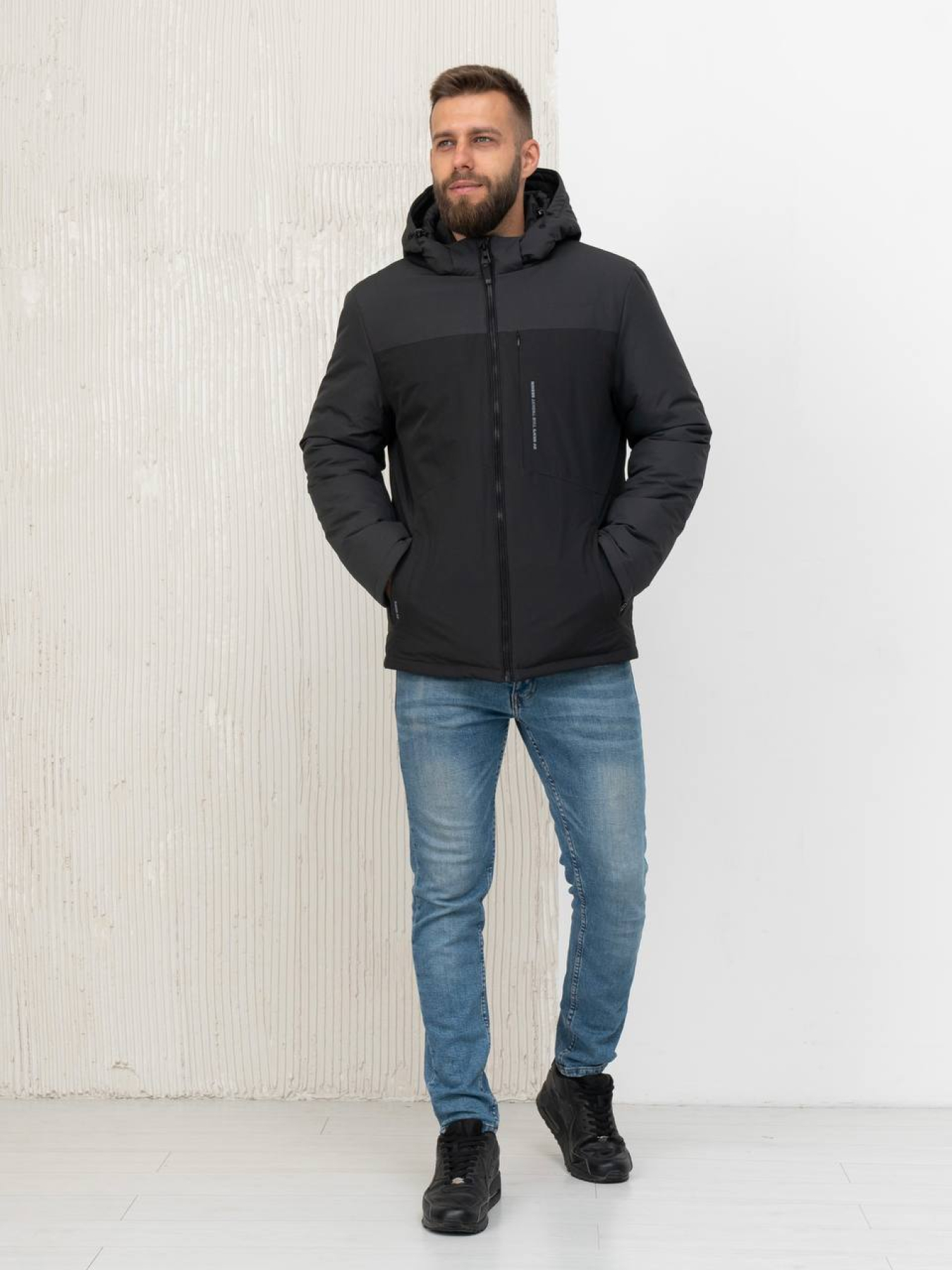 Зимняя куртка D&V couture модель 104-GR Фото