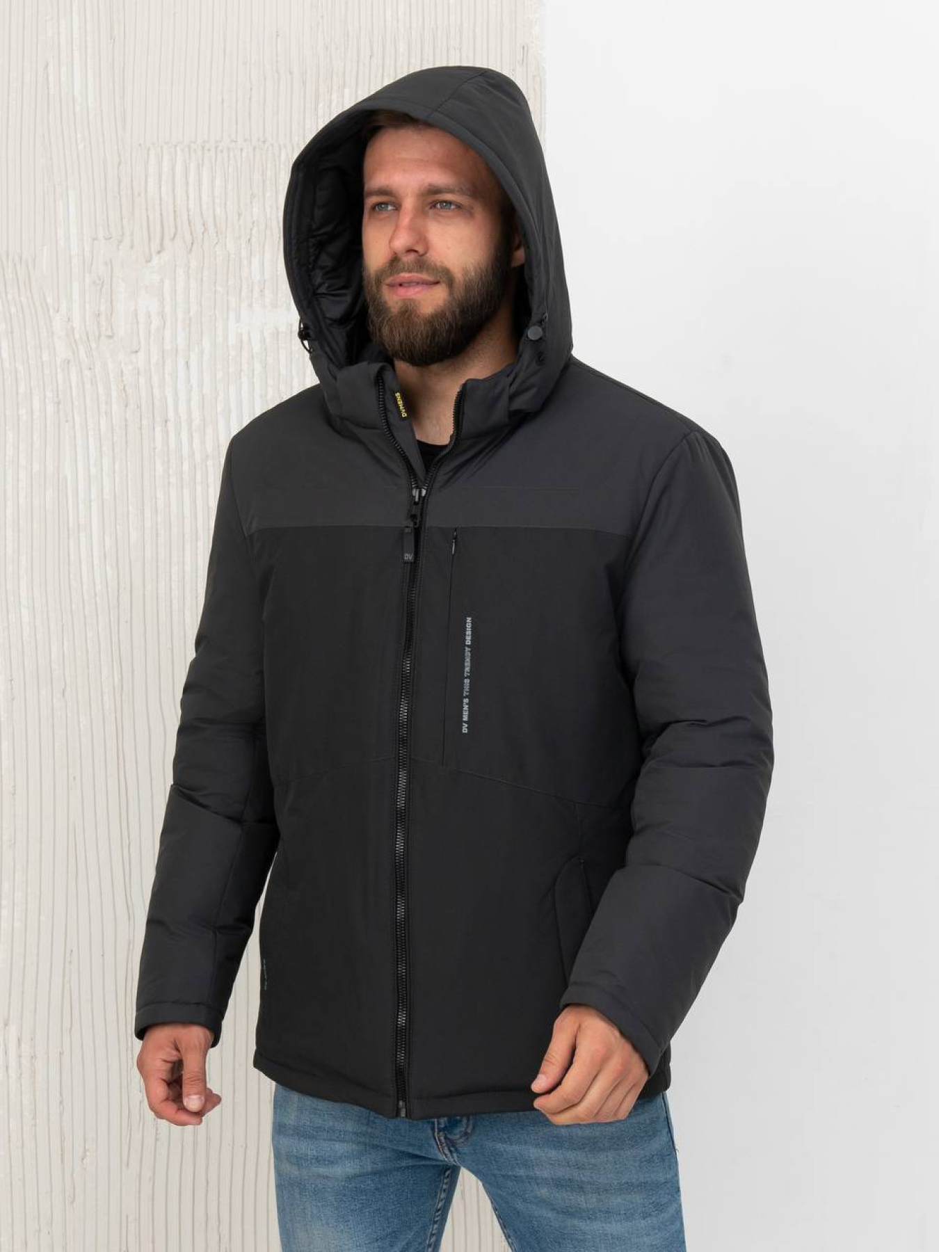 Зимняя куртка D&V couture модель 104-GR Фото