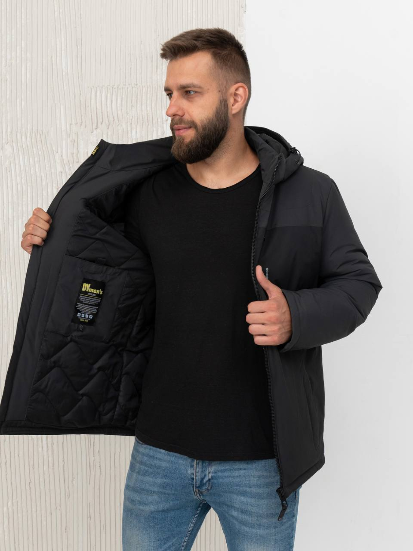 Зимняя куртка D&V couture модель 104-GR Фото