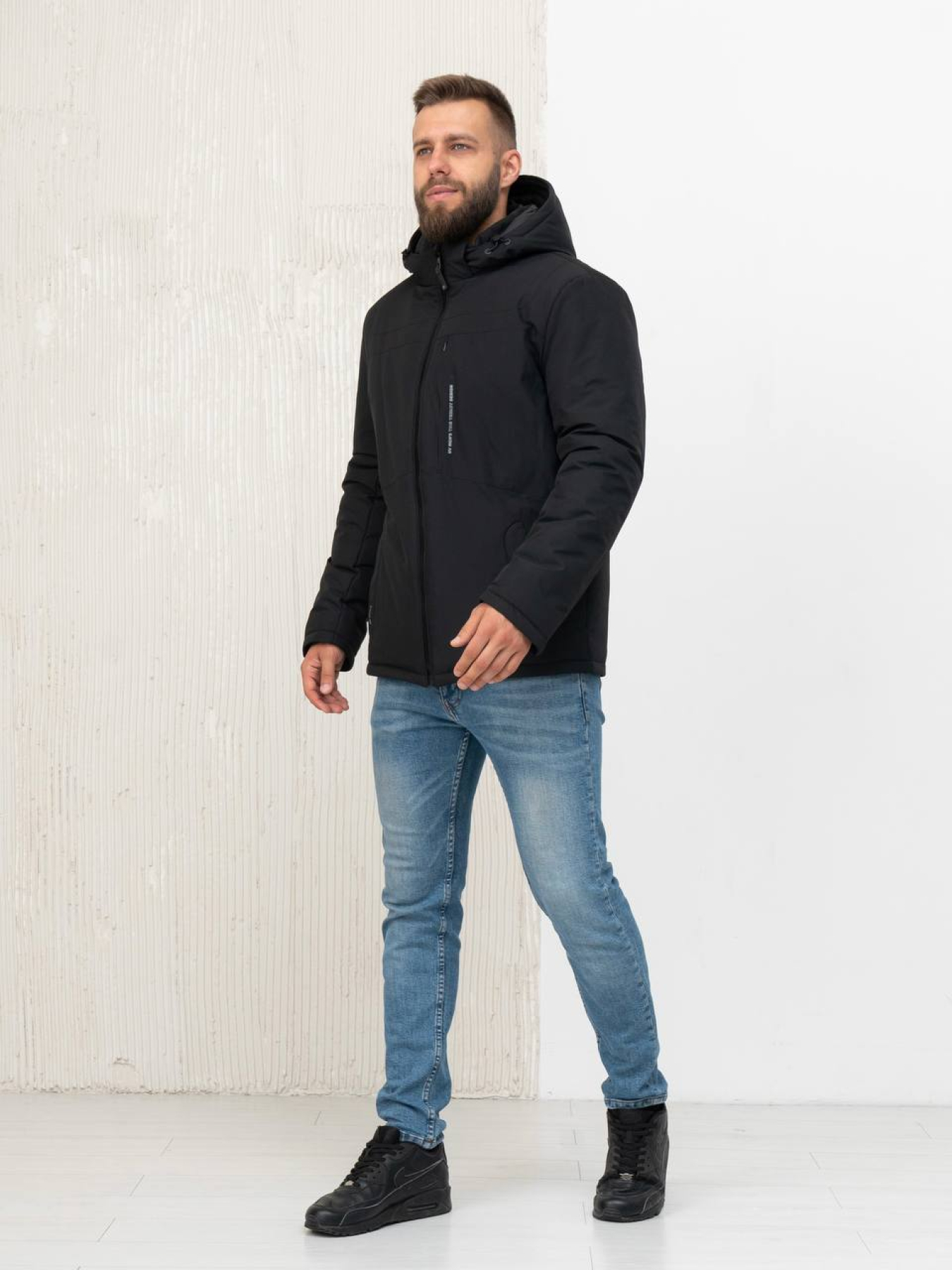 Зимняя куртка D&V couture модель 104-BLC Фото