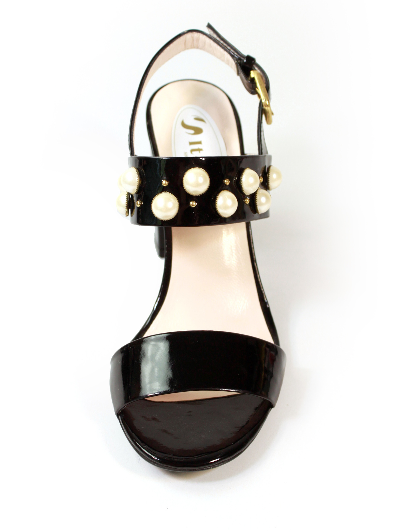 Босоножки It-girl модель 4854-black-lak Фото