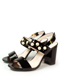 Босоножки It-girl модель 4854-black-lak Фото