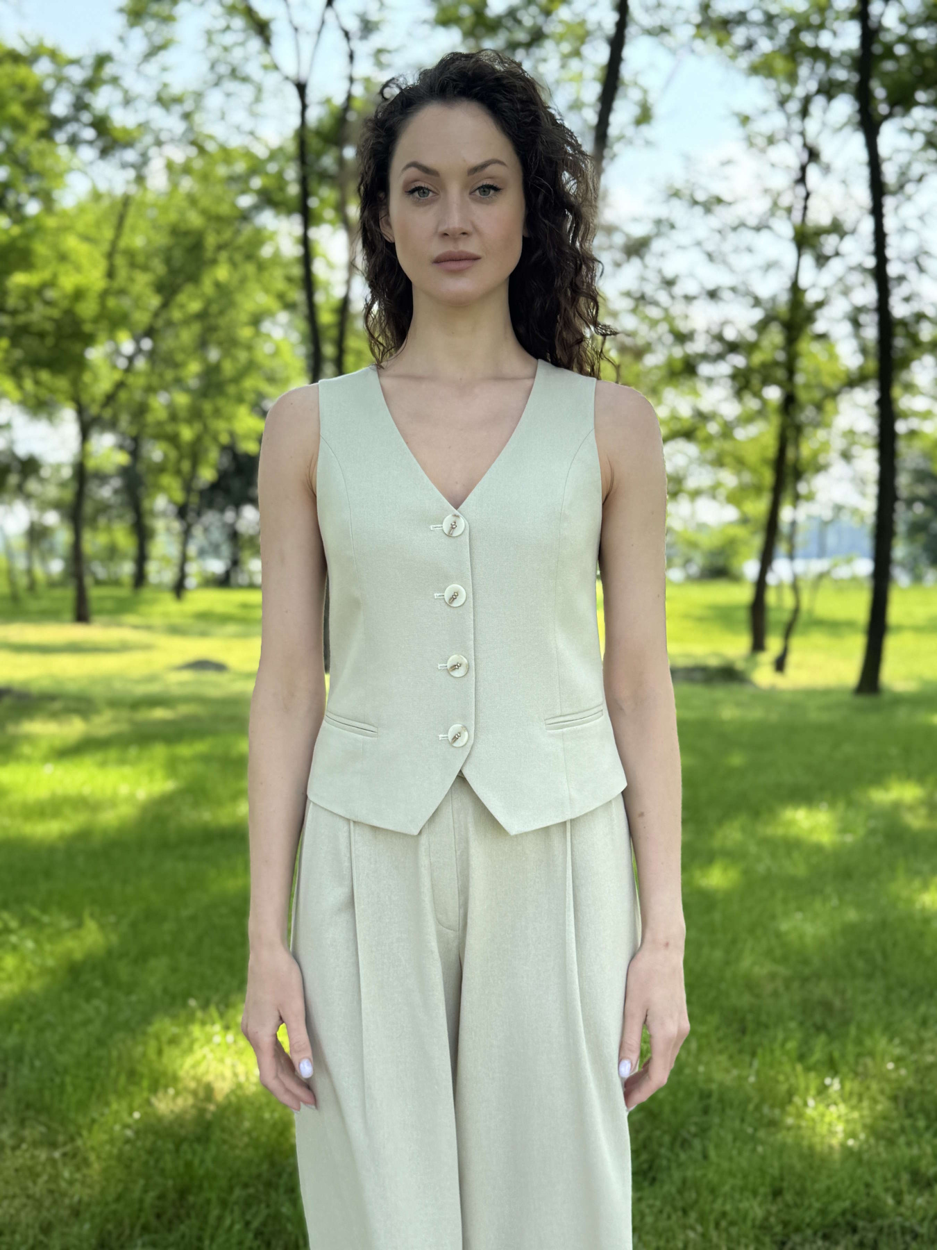 Жилет классический CAT ORANGE модель 3370 Фото