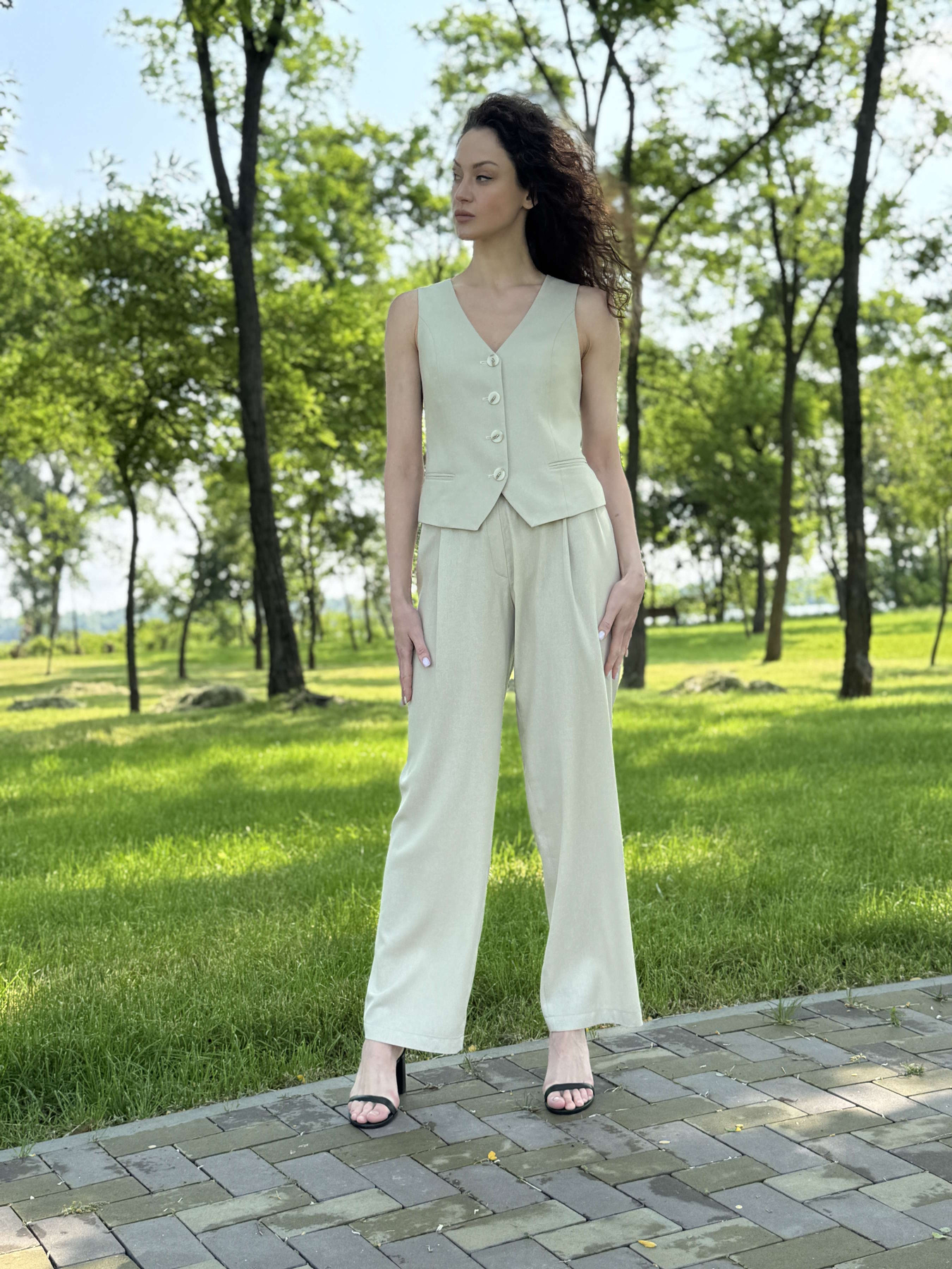 Жилет классический CAT ORANGE модель 3370 Фото