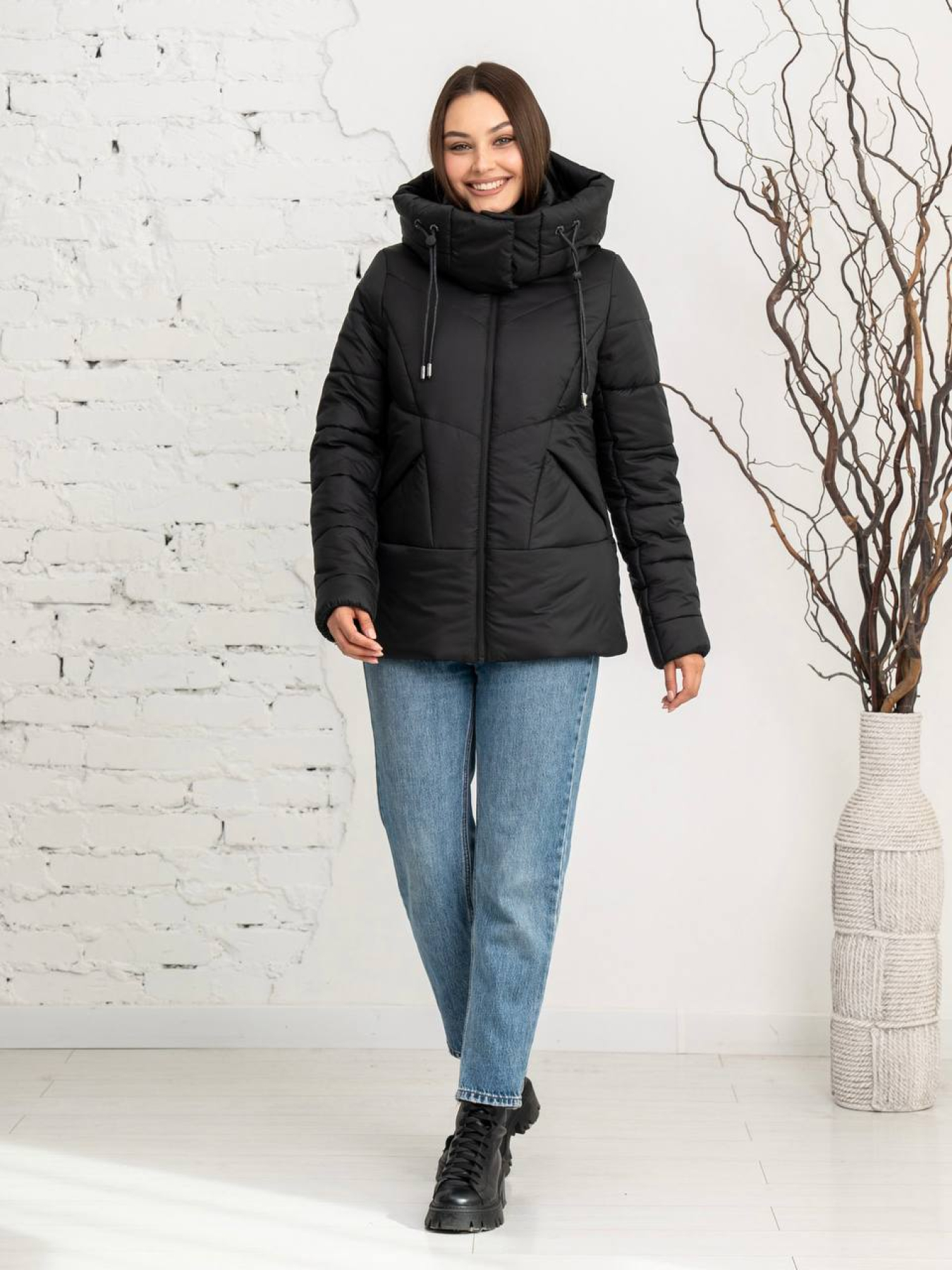 Зимняя куртка UVENTUM модель Gerda-RF-BLC Фото