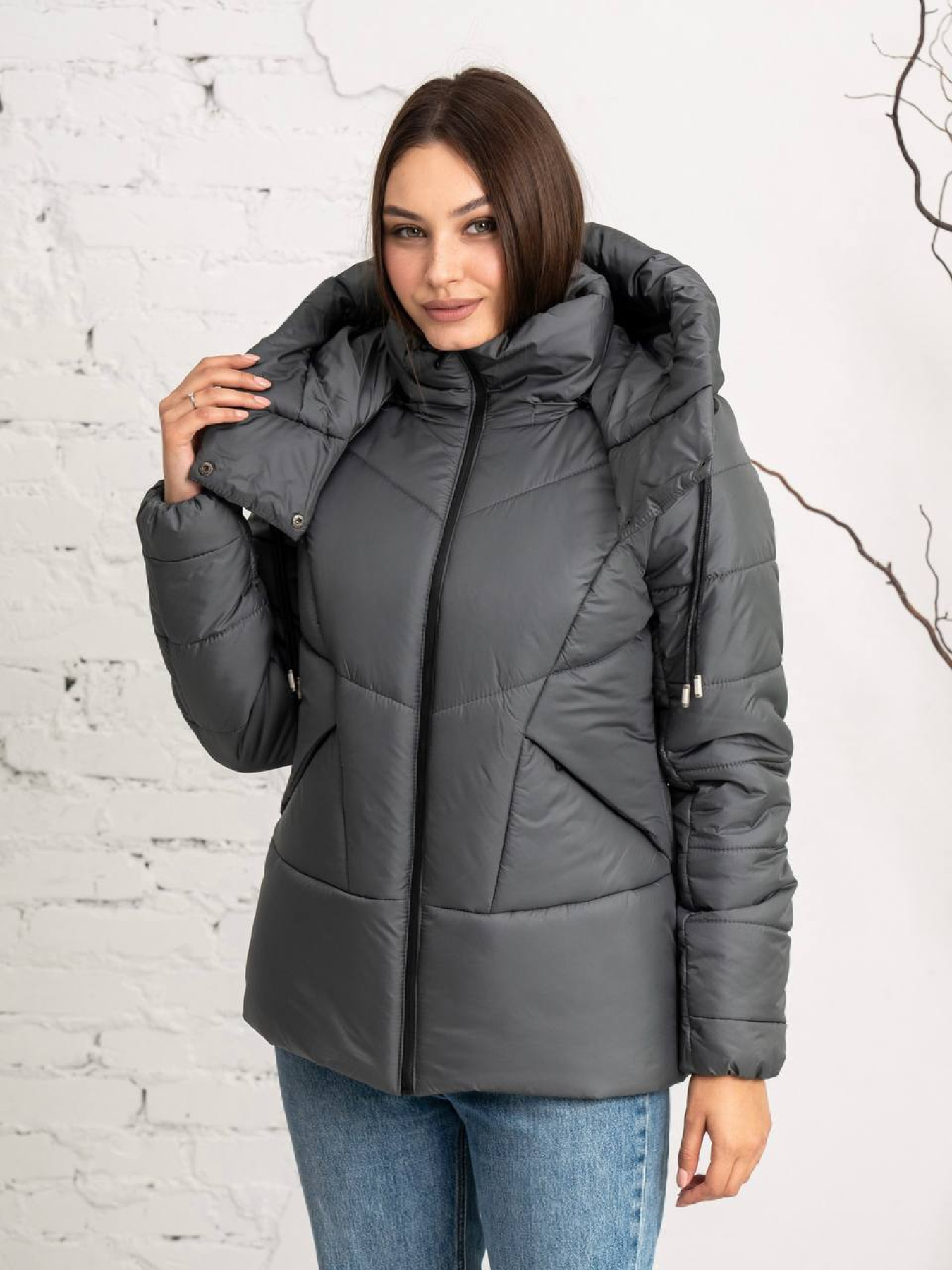 Зимняя куртка UVENTUM модель Gerda-RF-GR Фото