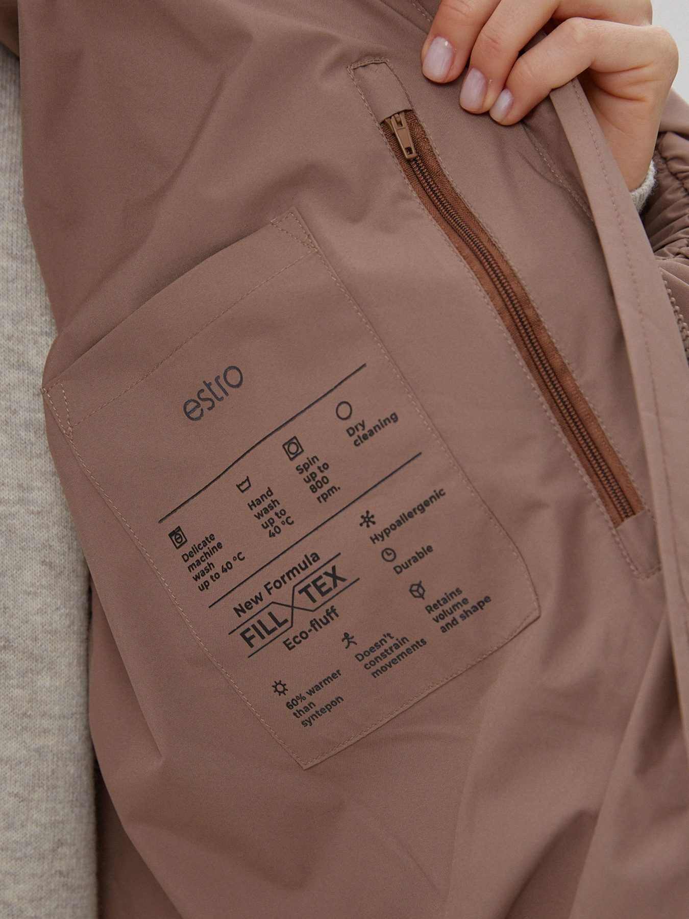 Куртки та дублянки Estro модель 11221-2808 Фото