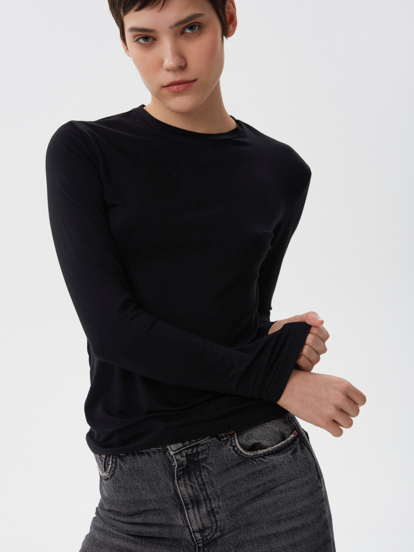 Лонгслів Estro модель 50-1-1-2601 Лонгслів Estro модель 50-1-1-2601 Фото