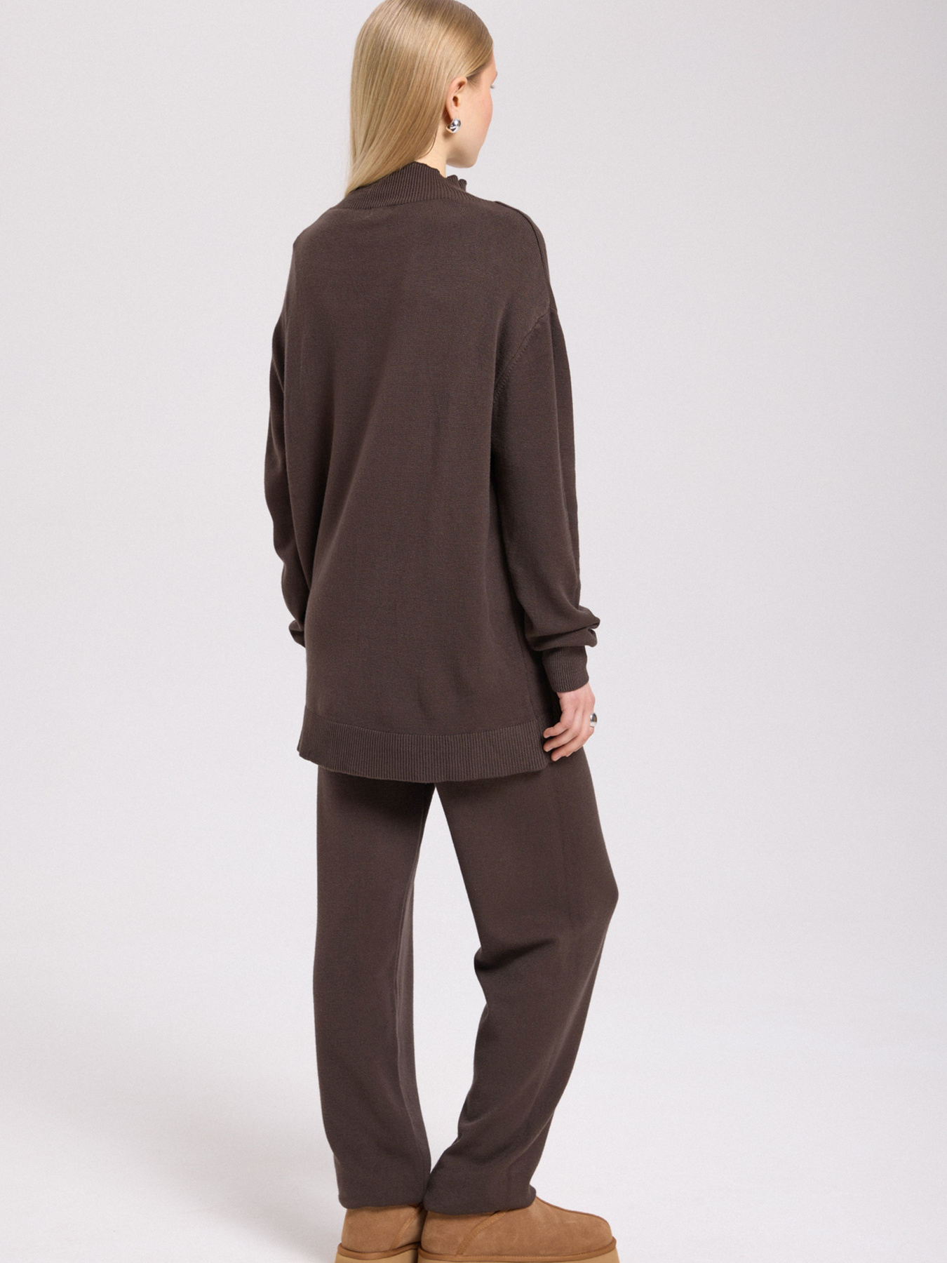 Костюм в'язаний ESTRO 3295-1-07308, колір коричневий модель 3295-1-07308 Фото