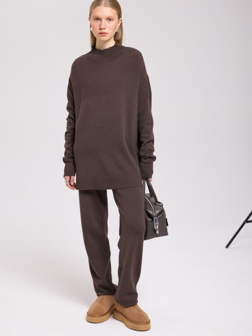 Костюм в'язаний ESTRO 3295-1-07308, колір коричневий модель 3295-1-07308 Фото