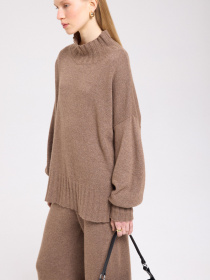 Костюм в'язаний ESTRO 4306-2-07408, колір коричневий модель 4306-2-07408 Фото