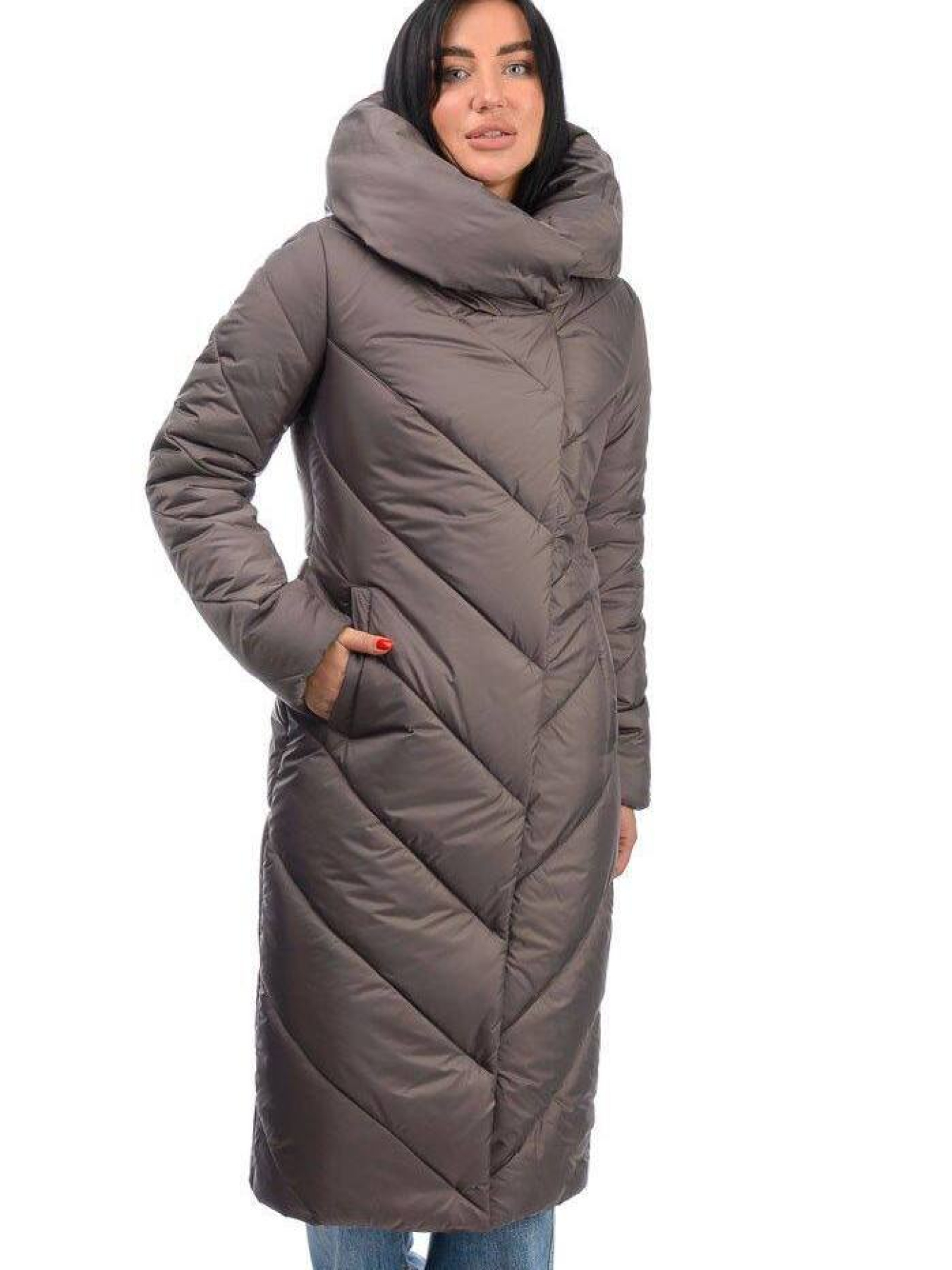 Зимняя куртка UVENTUM модель Romb-RF-DARK-BR Фото