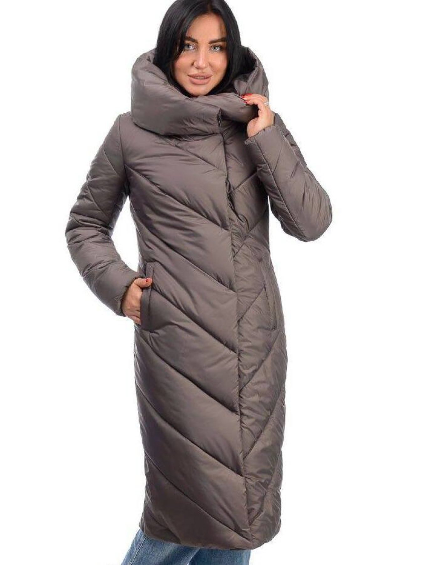 Зимняя куртка UVENTUM модель Romb-RF-DARK-BR Фото