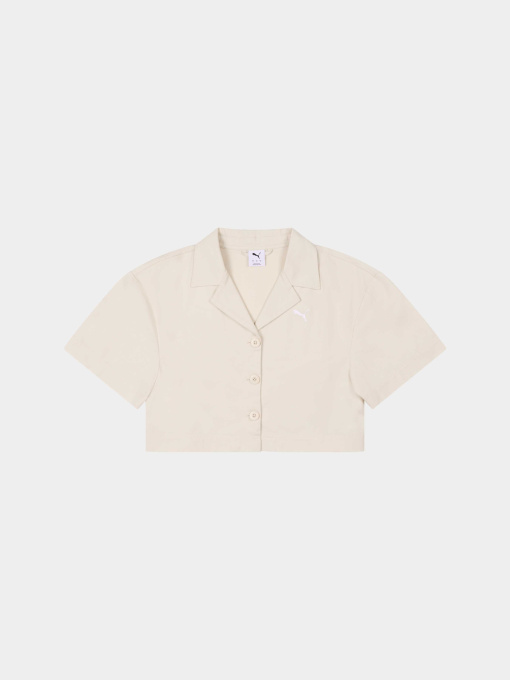 Рубашка повседневная PUMA Wardrobe Ess Cropped Shirt модель 633817 Фото