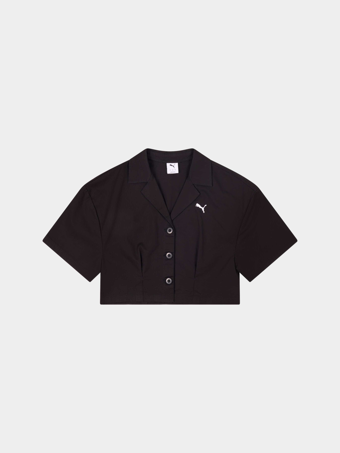 Сорочка повсякденна PUMA Wardrobe Ess Cropped Shirt модель 633817 Сорочка повсякденна PUMA Wardrobe Ess Cropped Shirt модель 633817 Фото