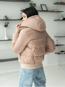 Демисезонная куртка UVENTUM модель UF-33-CREAM Фото