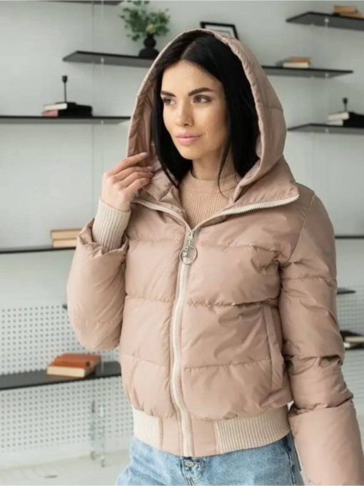 Демісезонна куртка UVENTUM модель UF-33-CREAM Фото