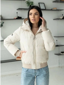 Демисезонная куртка UVENTUM модель UF-33-MILK Фото