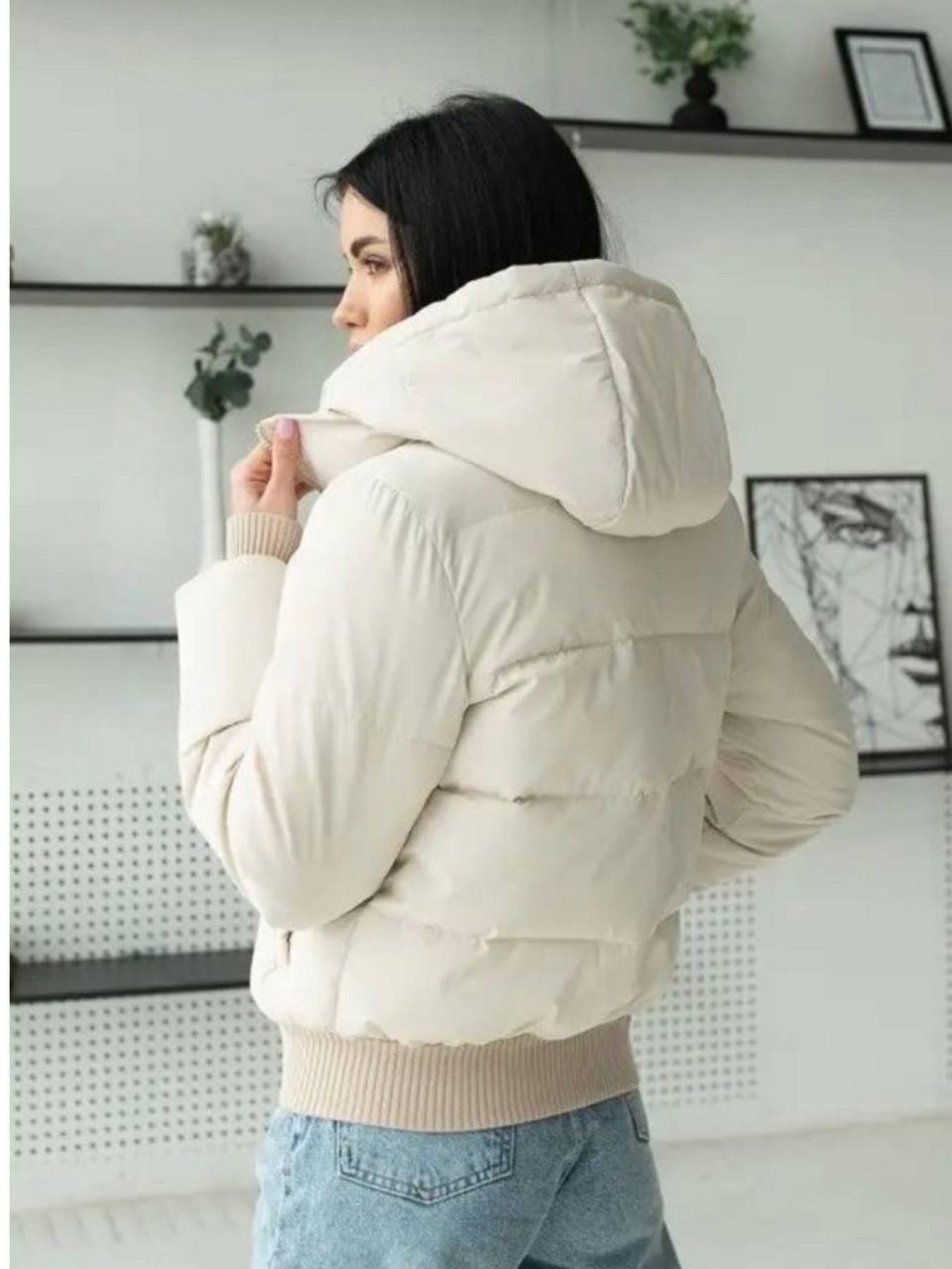 Демісезонна куртка UVENTUM модель UF-33-MILK Фото