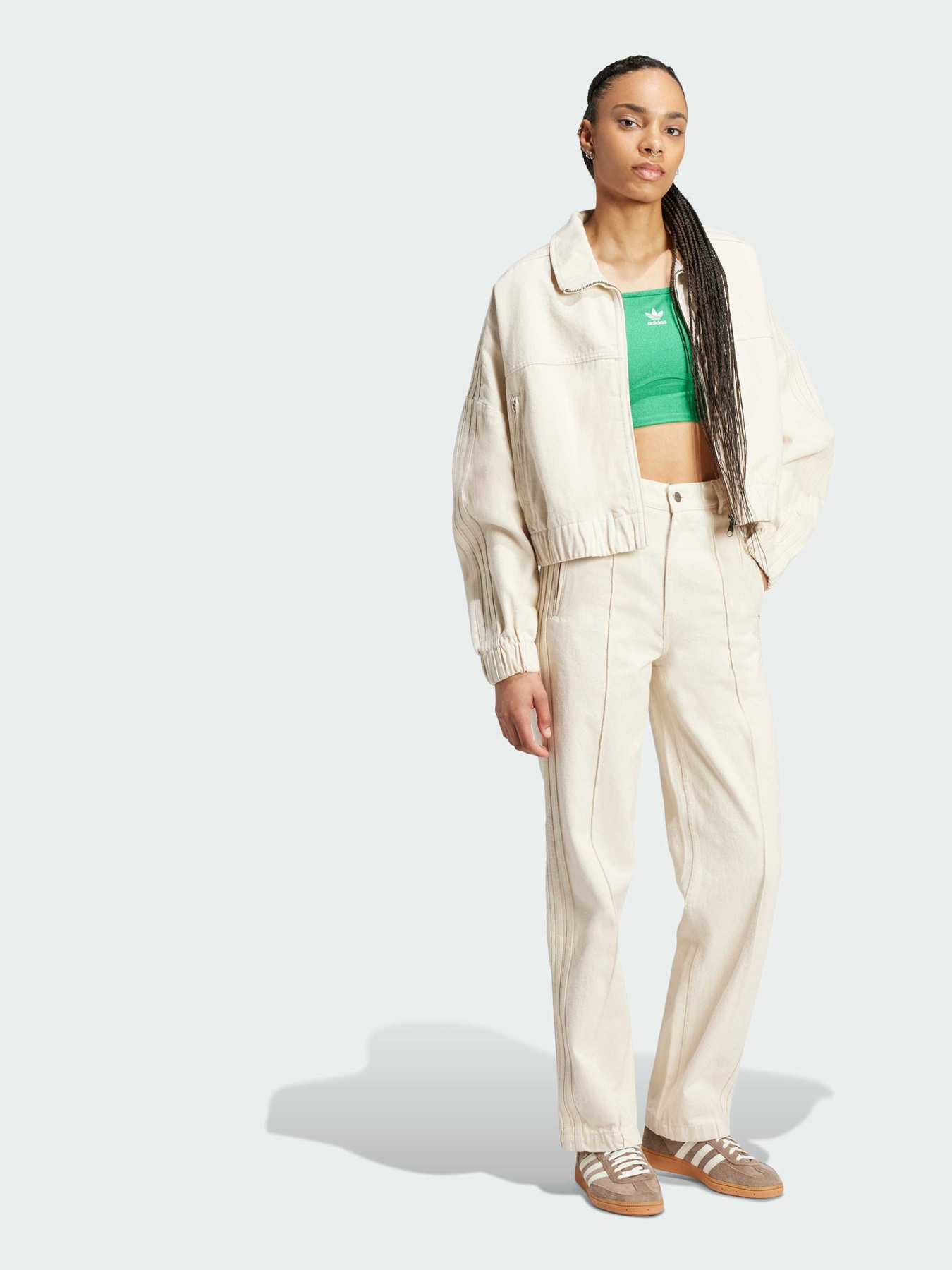 Широкие джинсы Adidas модель IW5753 Фото