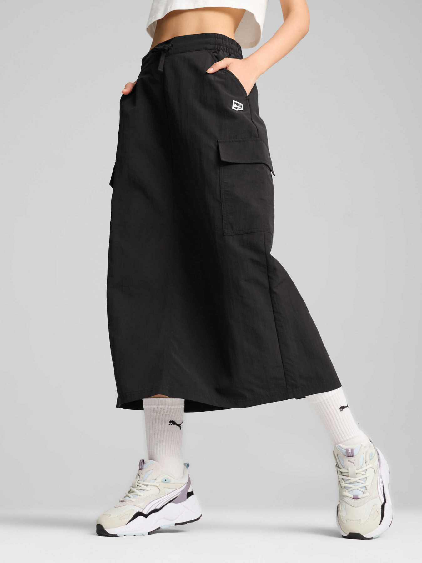 Спідниця міді PUMA Downtown Cargo Midi Skirt модель 626656 Фото
