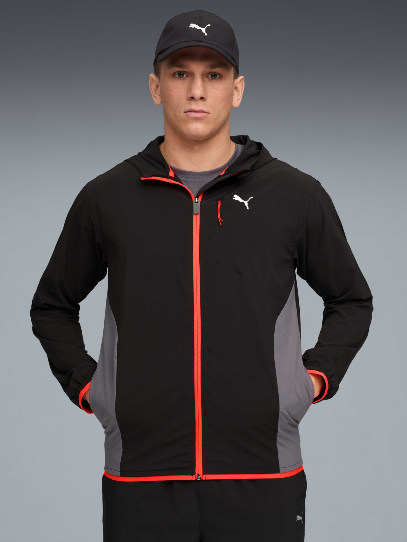 Демісезонна куртка PUMA M Pwrtrain Woven Jacket модель 527650 Фото