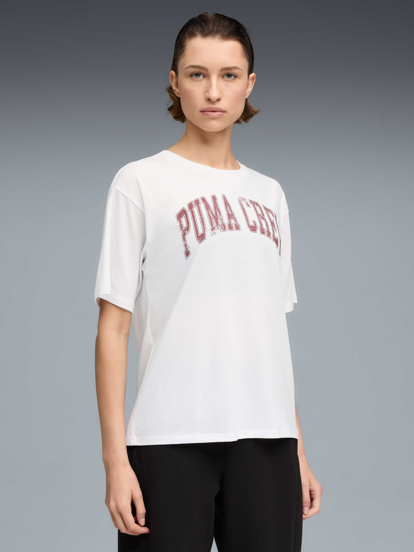 Футболка спортивна PUMA W Crew Graphic Tee модель 527625 Фото