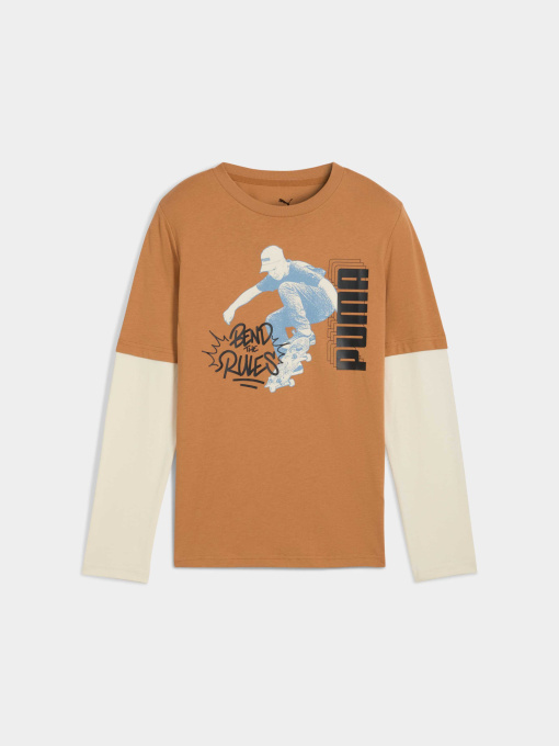 Лонгслив PUMA Mid90s Layered Longsleeve модель 688467 Фото