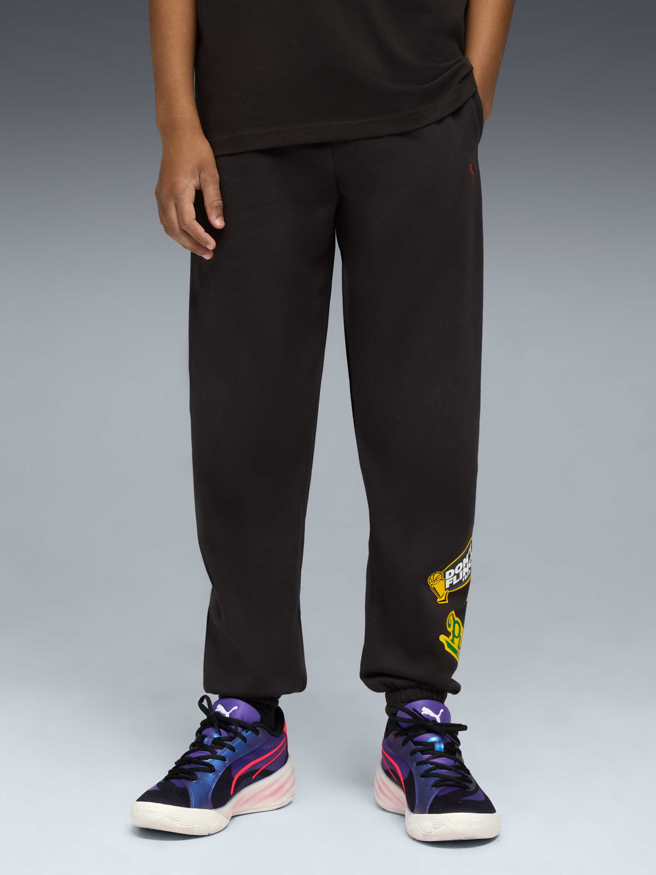 Штани спортивні PUMA Hooperhotline Sweatpants модель 688981 Фото