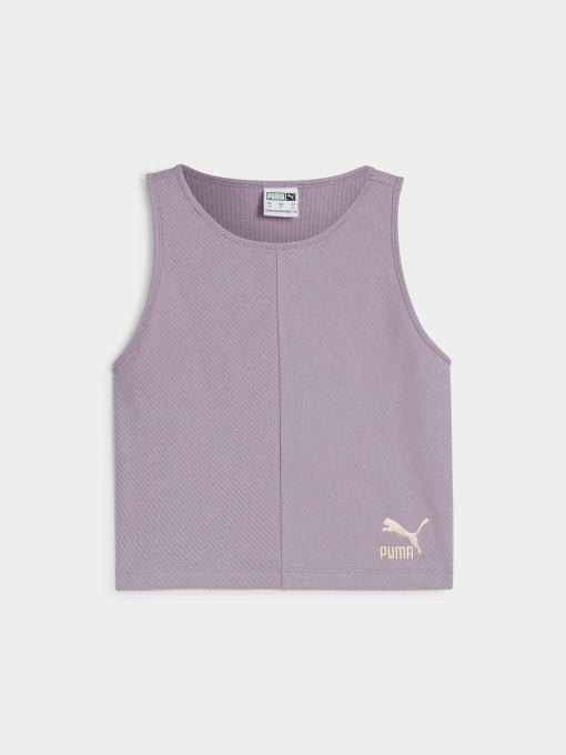 Спортивна майка PUMA Classics Ribbed Crop Top модель 626625 Фото
