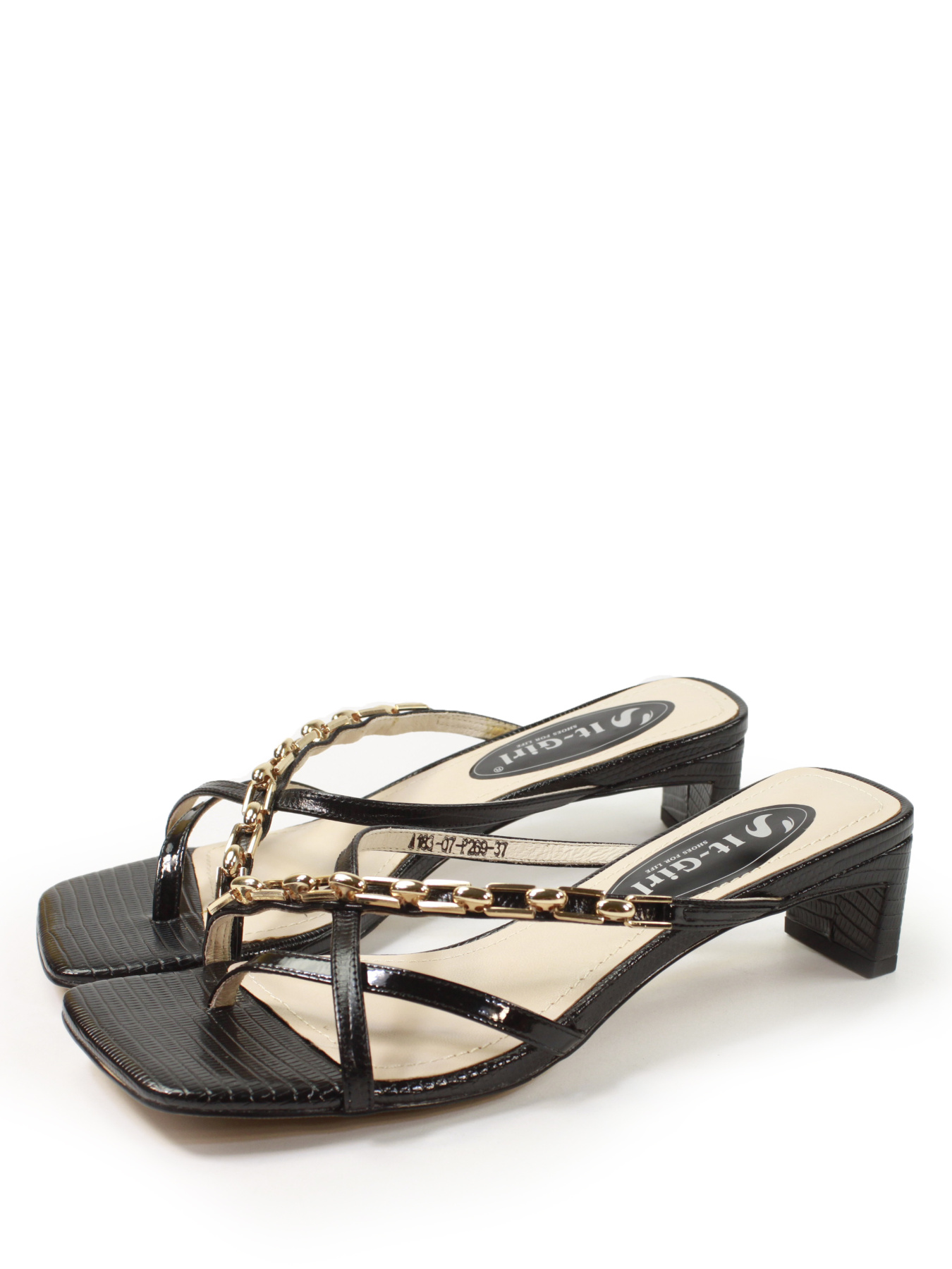 Мюли It-girl модель A183-07-P269-black Фото