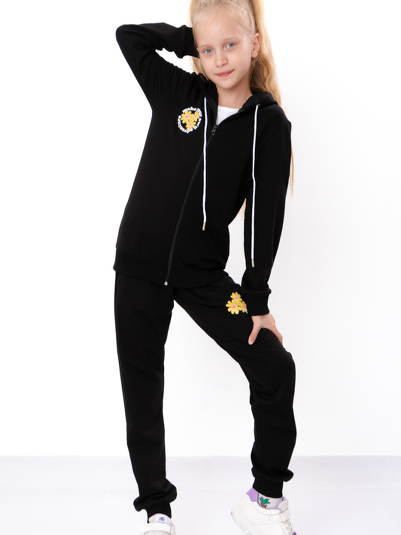 Спортивный костюм Носи своє модель 6018-057-33-5-1-chornij-kvti Фото