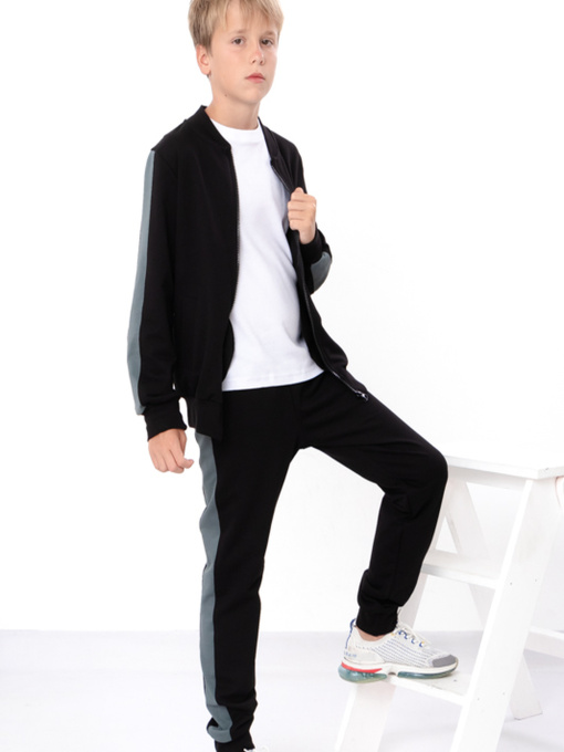 Спортивный костюм Носи своє модель 6152-057-2-chornij-zelenij-graft Фото