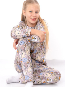 Пижама Носи своє модель 6076-024-2-1-vedmediki-temno-pudrovij Фото