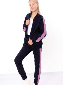 Спортивный костюм Носи своє модель 6152-057-1-chornilxno-sinj-rozheva-pudra Фото